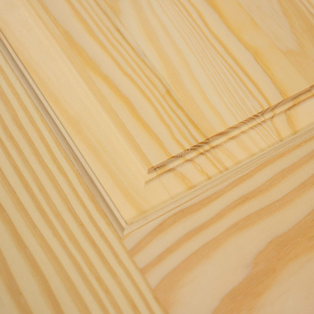 2-Panel Solid Pine Unfinished Interior Door Slab (28x80)