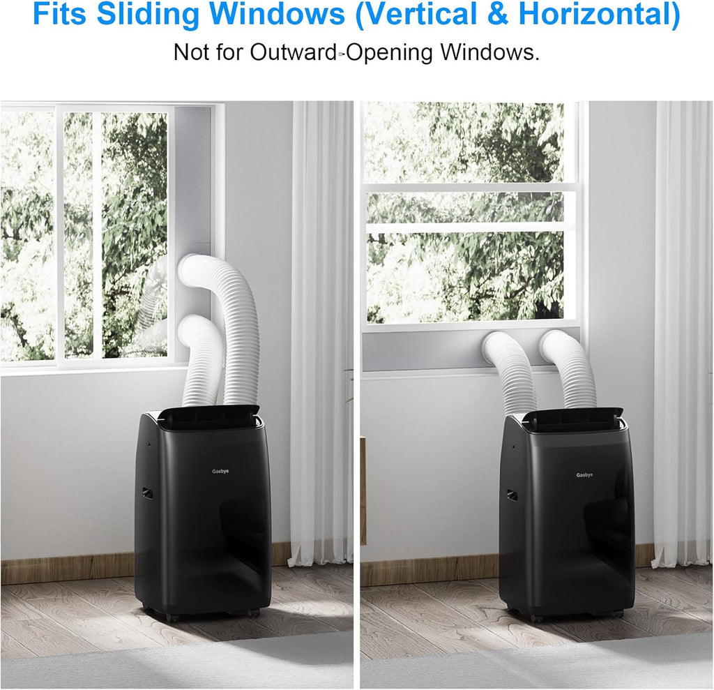 Dual Hose Portable Air Conditioner, [2026 Upgraded] Full DC Inverter Compressor, Energy-Saving 13.6 CEER
