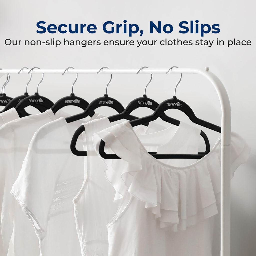Velvet Hangers - 30 Pack, Slim & Space Saving for Closets