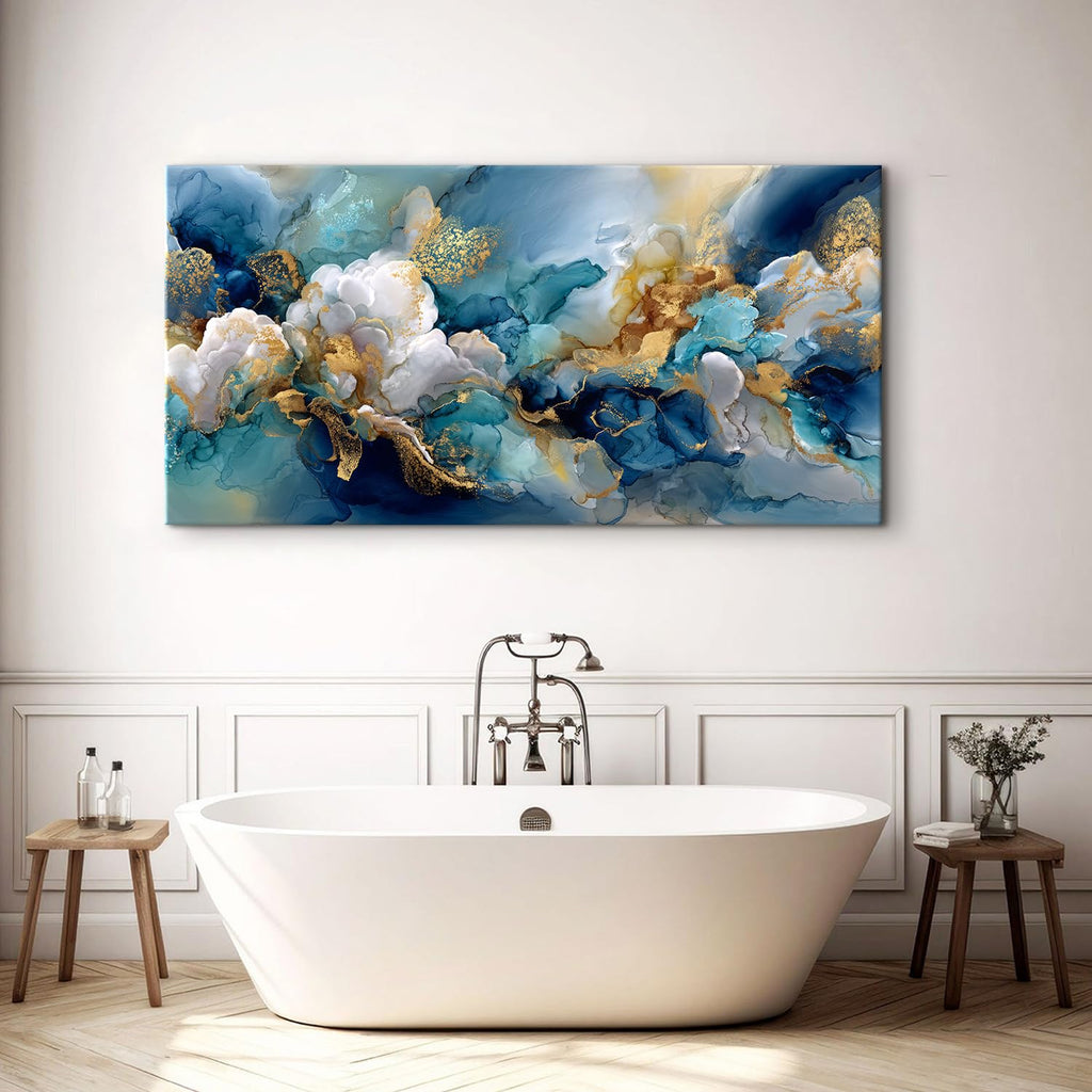 Abstract Texture Wall Art Marble Canvas Prints Fluid Lines Painting Poster Modern Luxury Pictures Contemporary