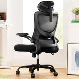 Ergonomic Office Chair: Office Desk Chair with High Back Mesh and Adjustable Lumbar Support Rolling Work Swivel Task