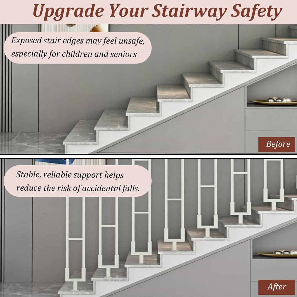 Indoor Stair to Ceiling Railing Kits, Strong Baluster Posts