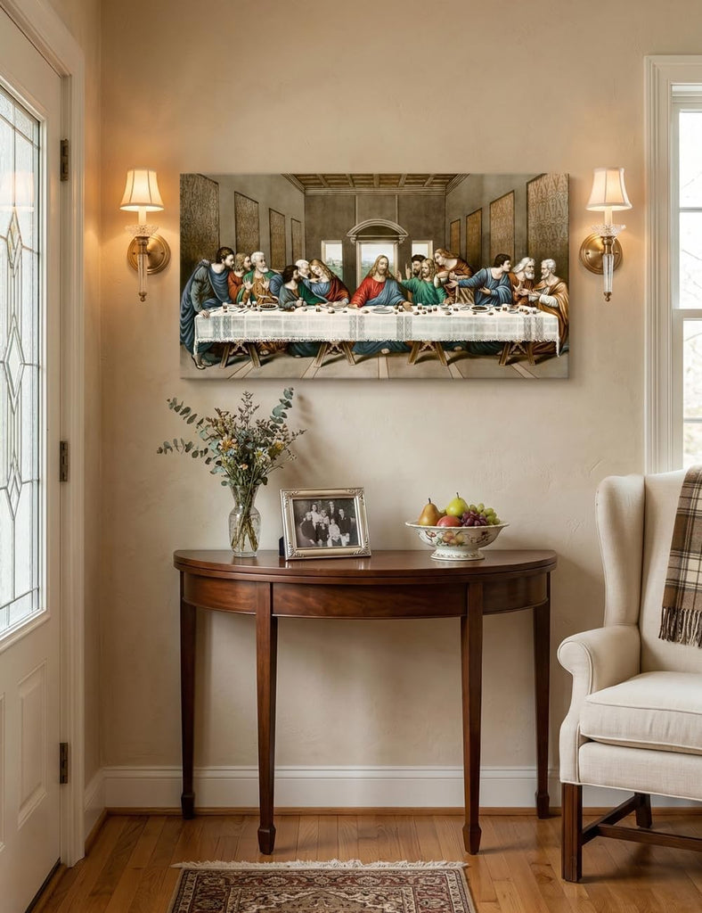The Last Supper Canvas Wall Art, Gallery Wrapped, 32x18''