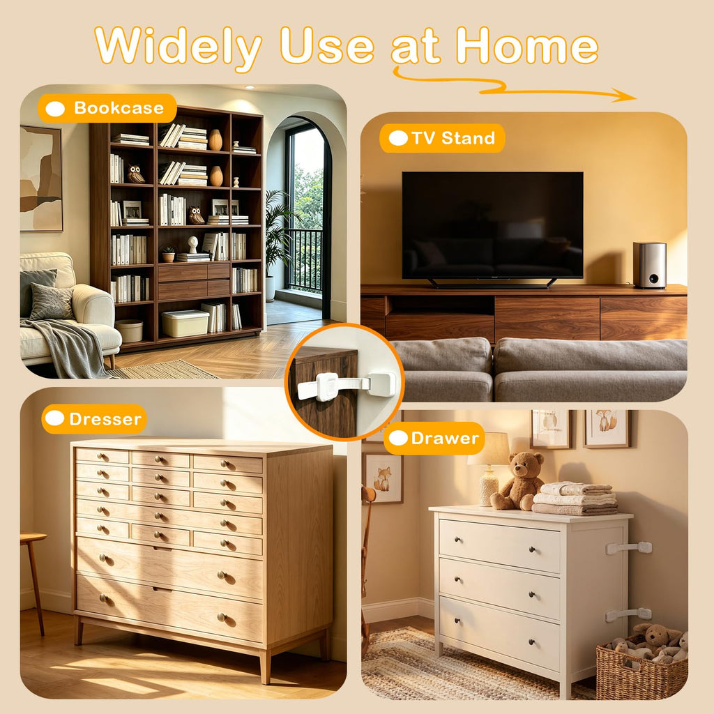 Furniture Wall Anchors Baby Proofing 2 Pack