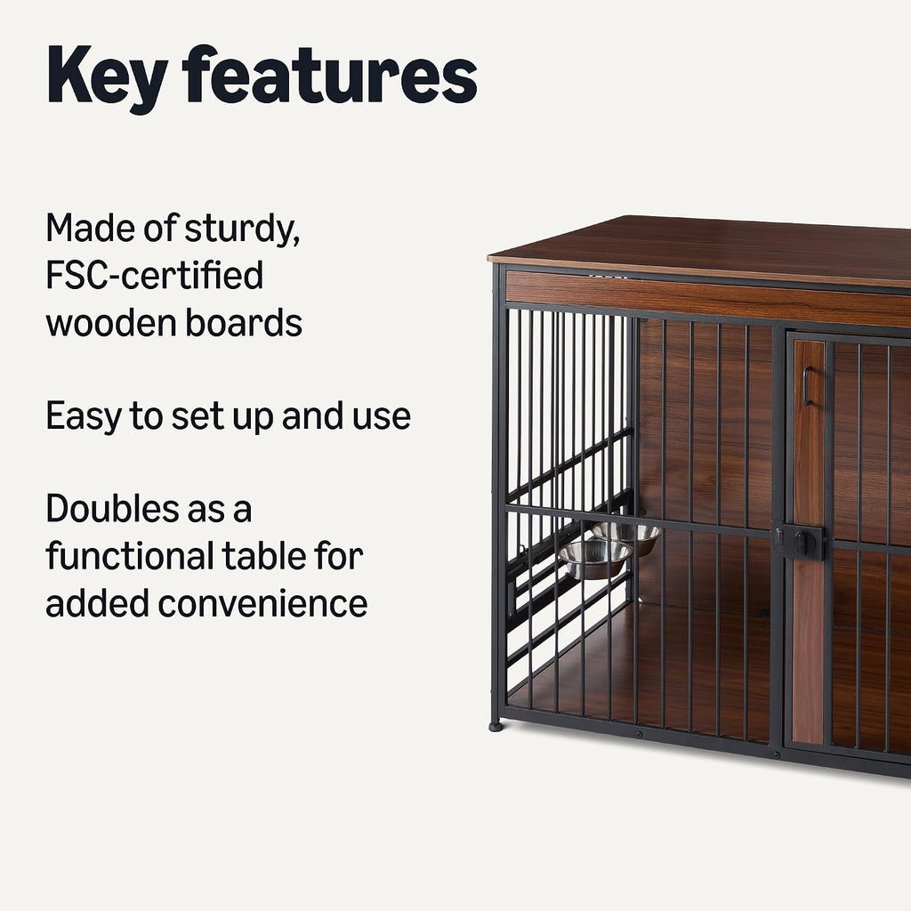 Furniture Style Dog Crate, 48 Inches
