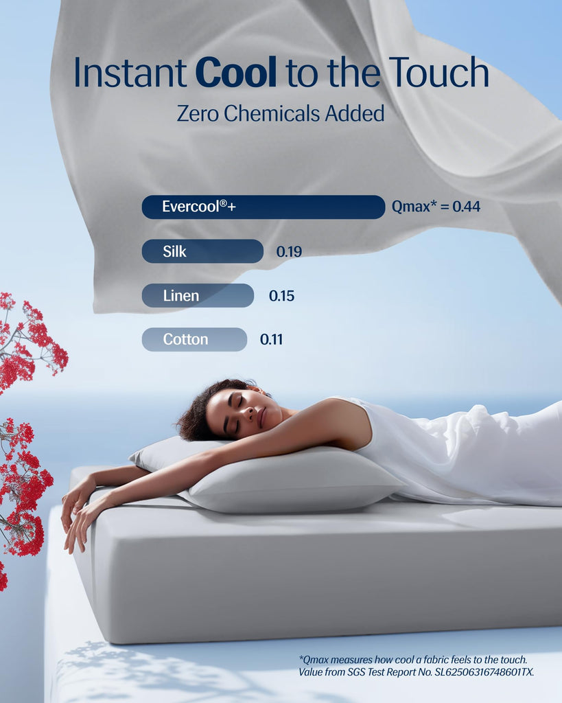 Evercool+ Cooling Sheet Set for Hot Sleepers, King