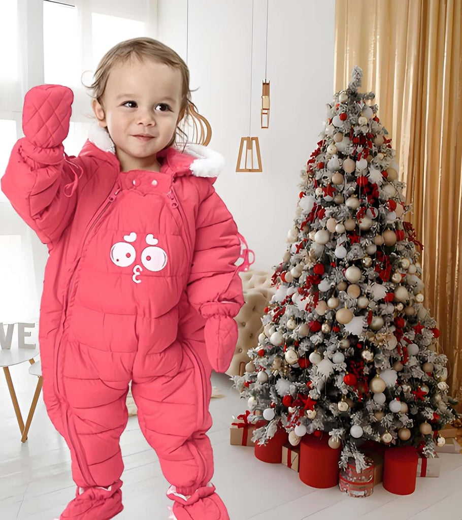 Baby Boy Snowsuit Infant Girl Winter Clothes Toddler Jumpsuit Coat Jacket Outfit Hoodied