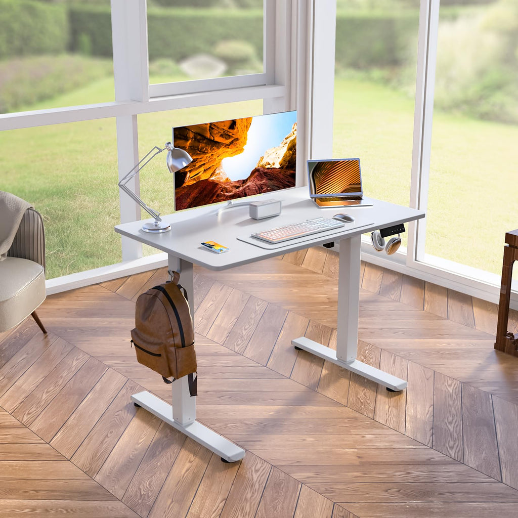Standing Desk, 35x20 Inch Electric Height Adjustable Computer Desk