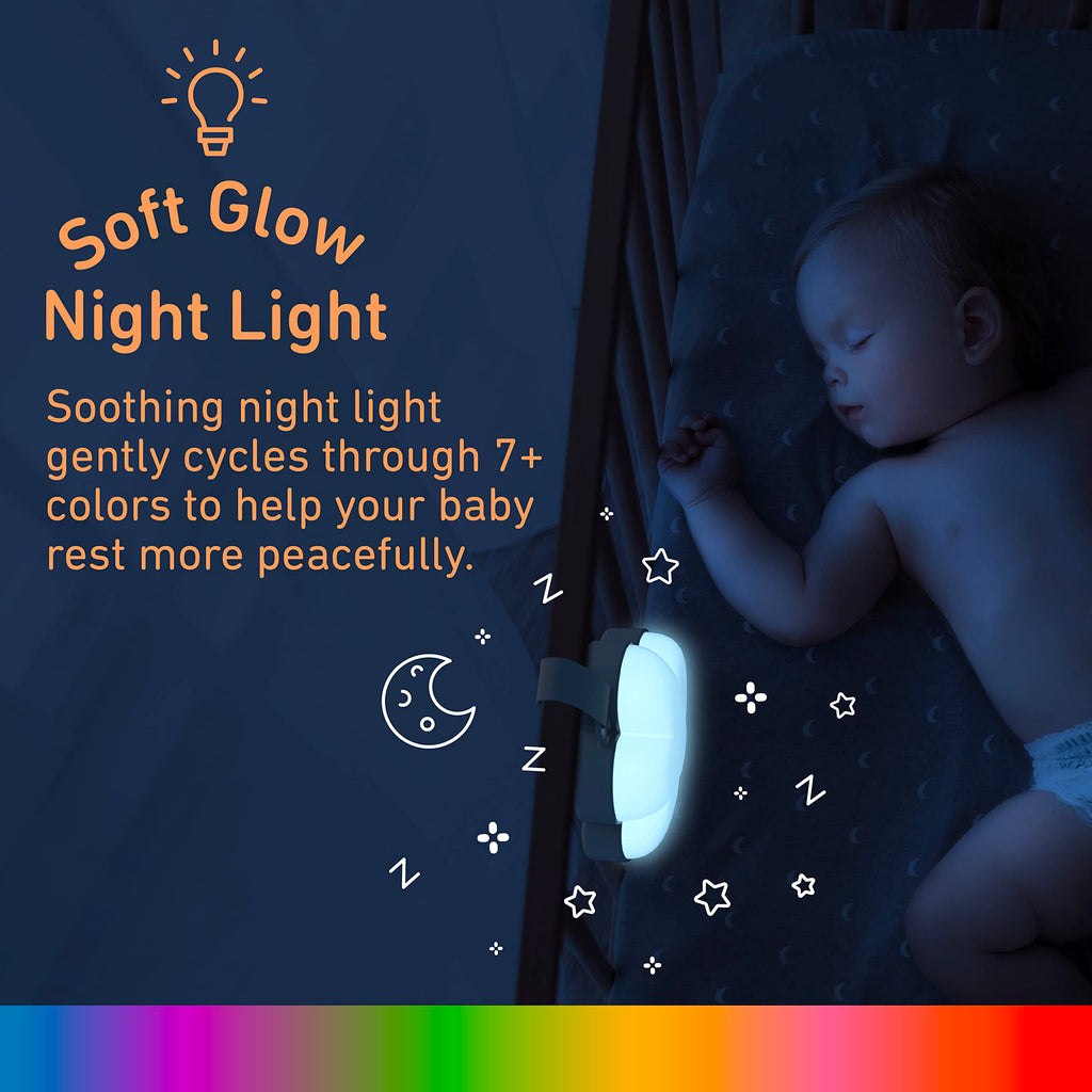 PureBaby Cloud Portable Sound Machine & Night Light