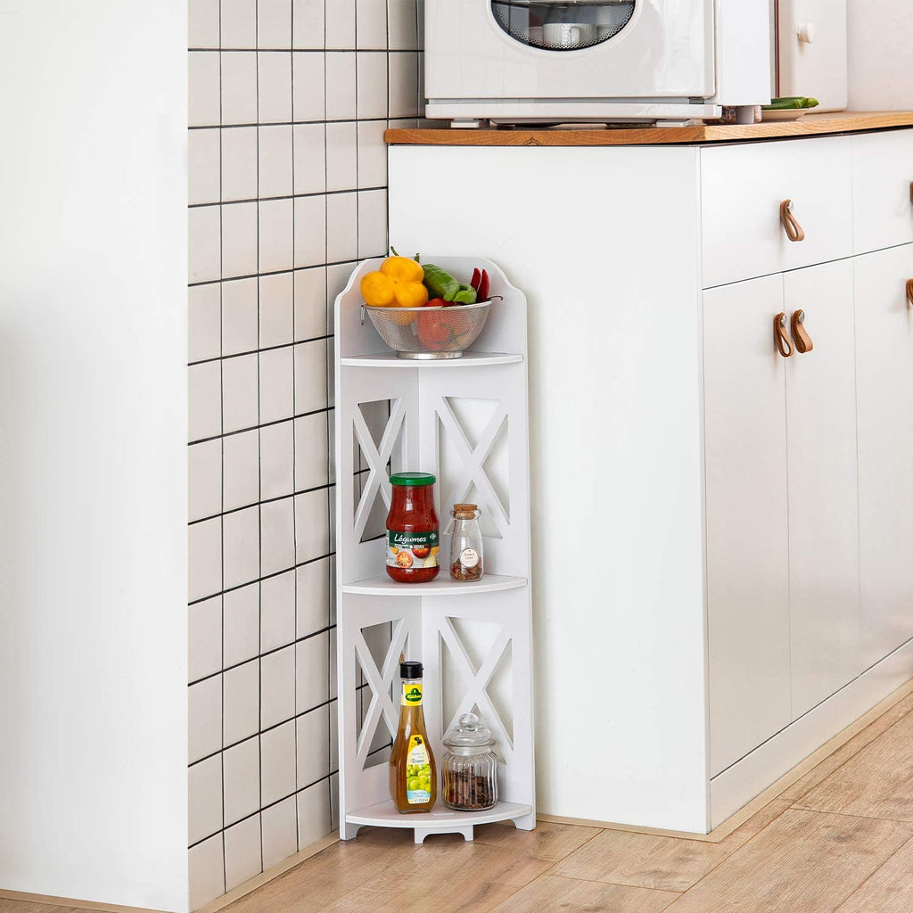 Corner Shelf Small Bathroom: Frees Up 65% Bath Space for Renters