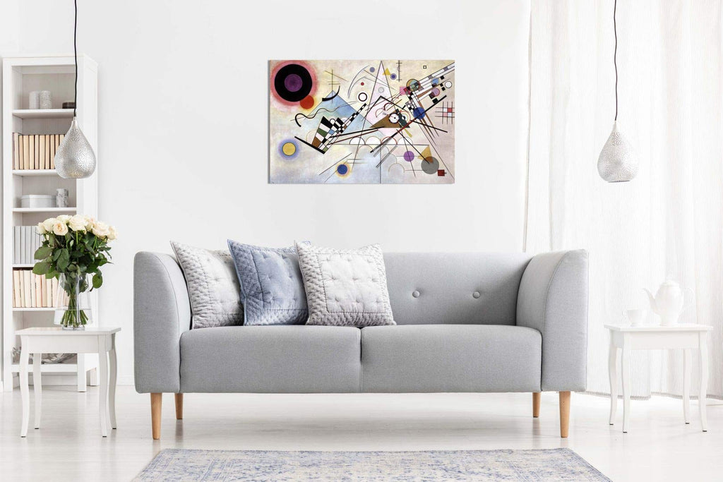Wassily Kandinsky Composition Viii Canvas Wall Art Picture Print (12x8in)