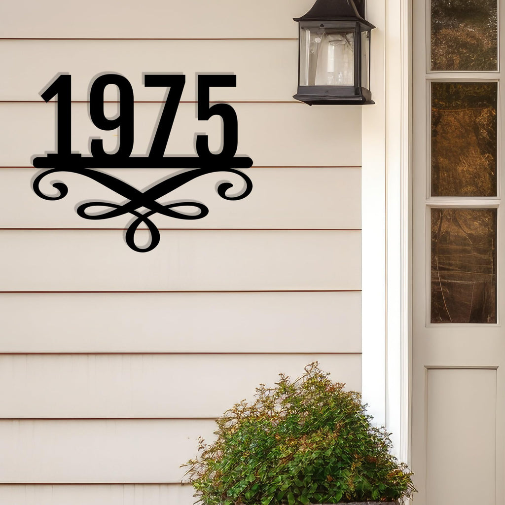 House Number for Outside Metal Address Numbers