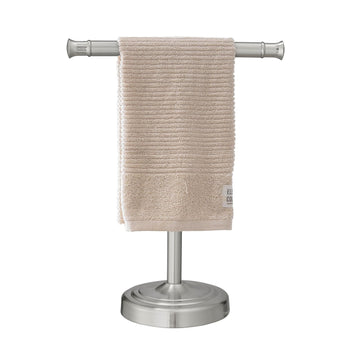 Brushed Nickel Hand Towel Holder Stand Countertop Towel Rack