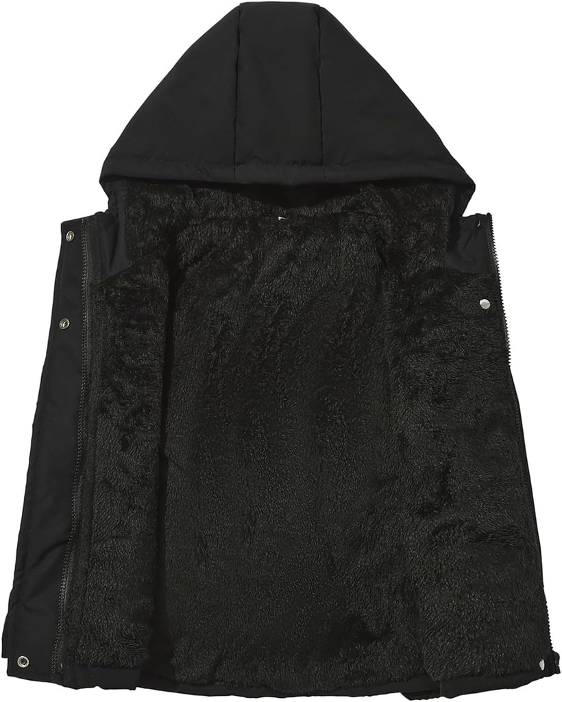 Kids Winter Jackets Fleece Lined Coats for Boys