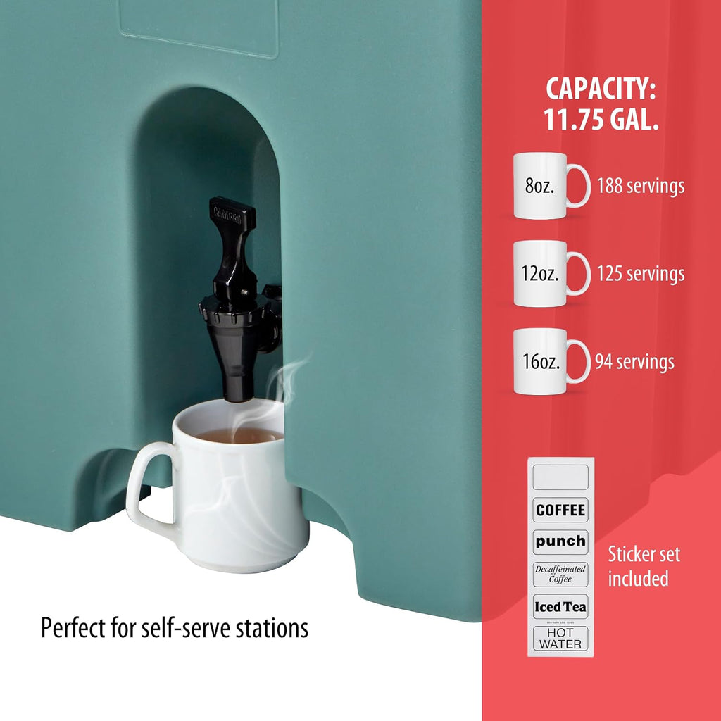 (1000LCD401) 11.75 gal Camtainer Beverage Dispenser