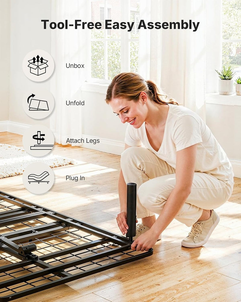 Amada Split King Adjustable Bed Frame with Head and Foot Incline