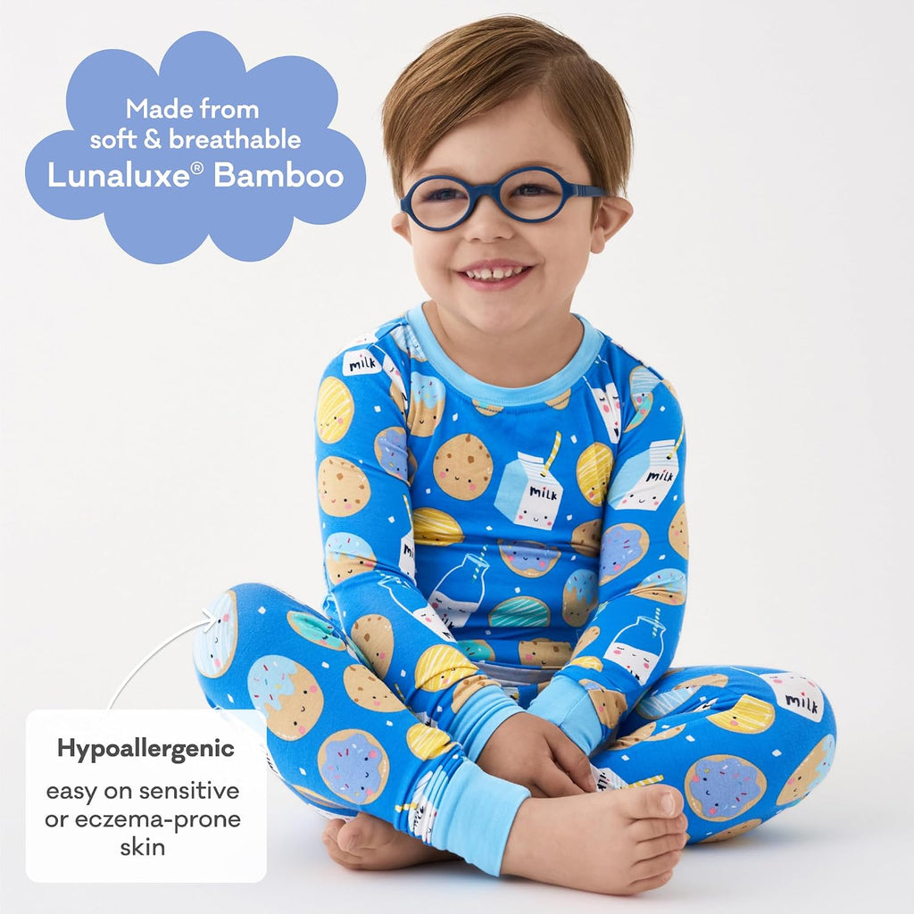 Two-Piece Pajama Set, Viscose from Bamboo, Toddler Kids PJs
