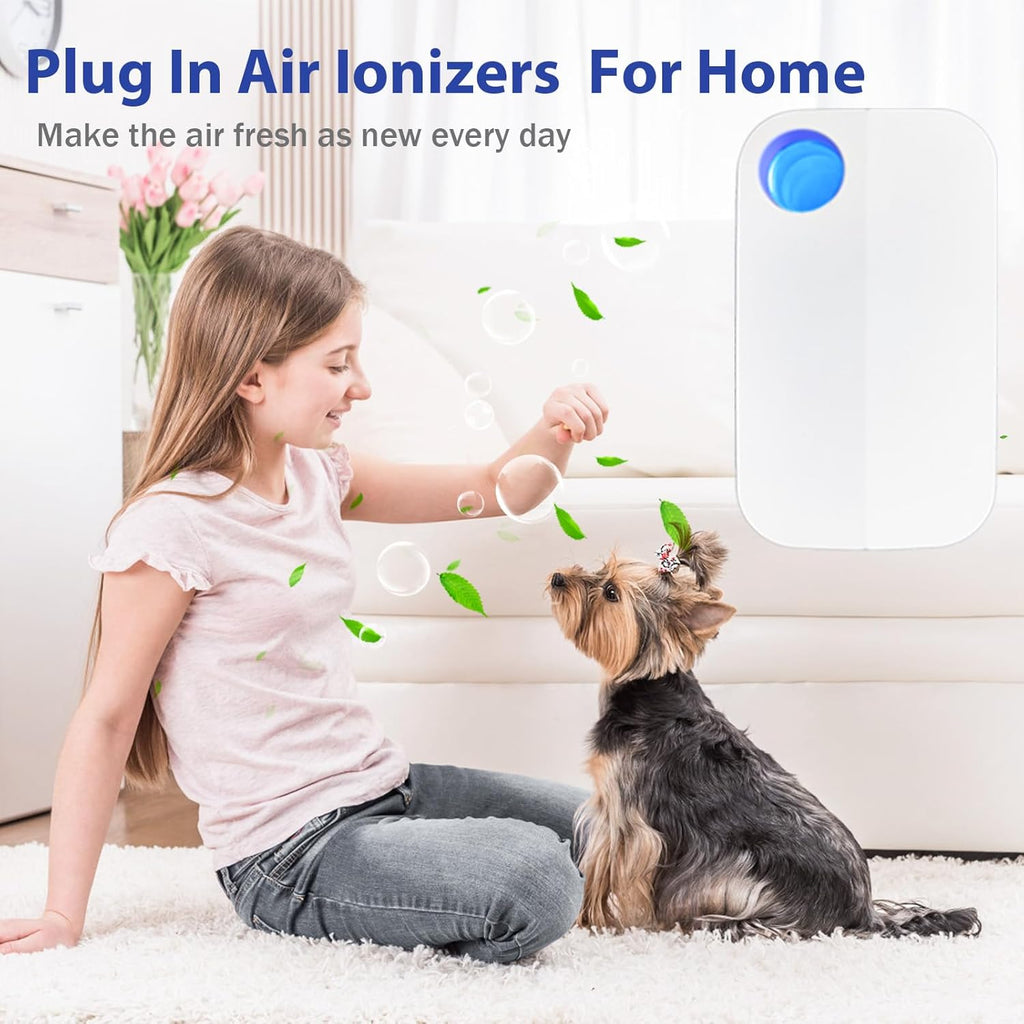 Ion Air purifiers Plug in Air Ionizers for Home Portable and Quiet Ionic Air Purifiers for Bedroom T