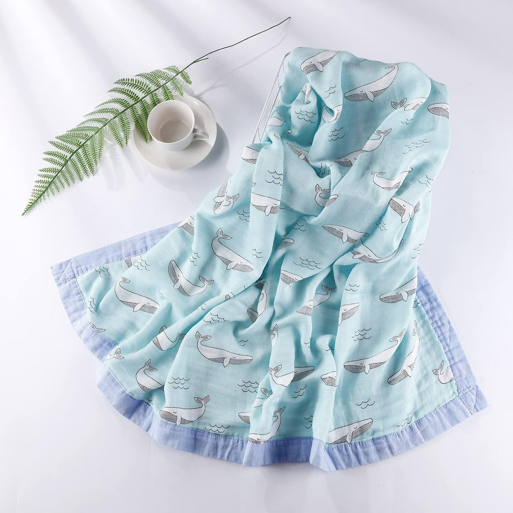 Muslin Quilt Swaddle Blanket, Baby Everything Blankets