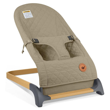 Bouncer Seat for Infants, Portable Bouncy Seat, Brown