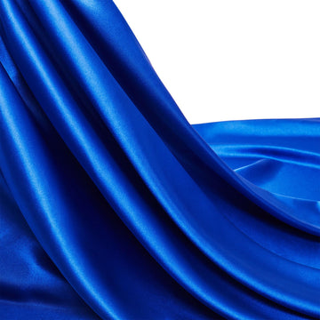 Royal Blue Silk-Like Satin Fabric by The Yard, 5 Yards, 55 Inch Wide