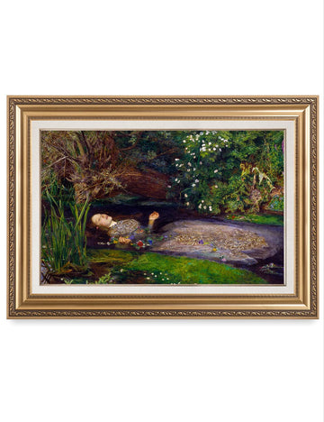Ophelia Gold Framed Wall Art, 40x28