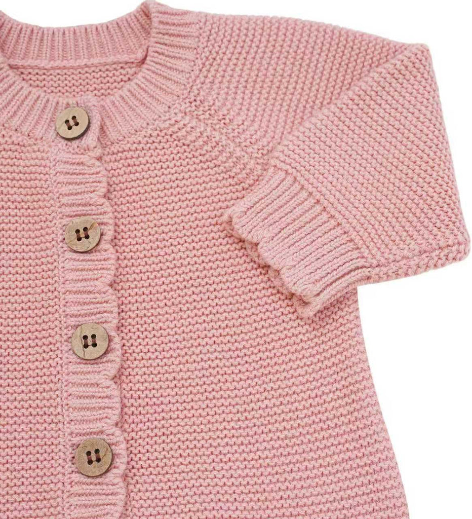 Baby Knit Romper, Cotton Sweater for Newborn Boys and Girls