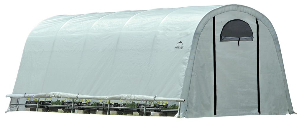 12' x 20' x 8' GrowIT Roundtop Greenhouse Walk-Thru Access Round Roof Style Outdoor Backyard Garden Heavy Duty Plant