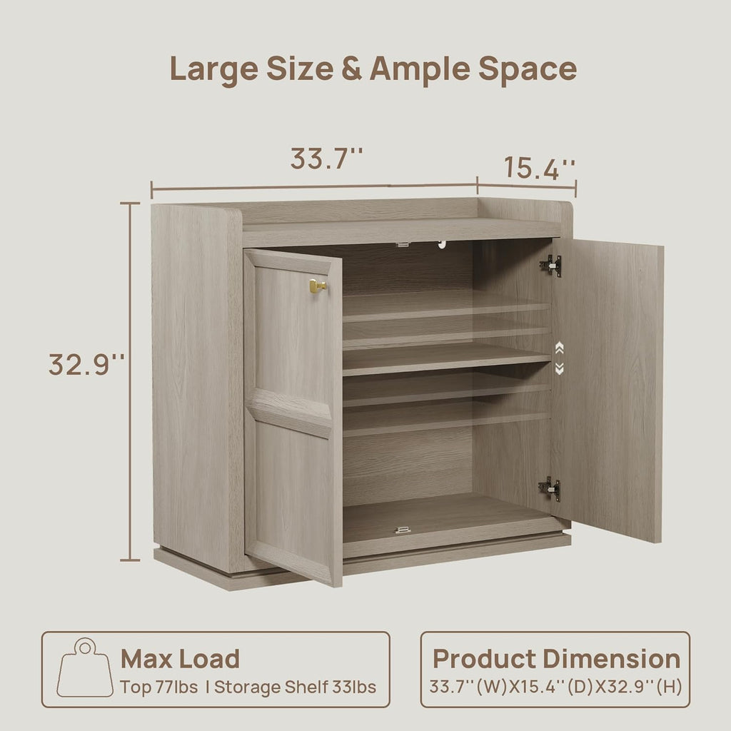 Buffet Cabinet with Storage 101" Sideboard Accent Storage Cabinet for Bedroom Dining Room Living Room Entryway with