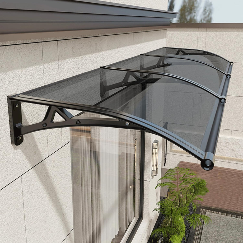 Awning for Door Entrance, Window Awnings Exterior with Aluminum Bracket, UV, Rain & Snow Protection, Durable