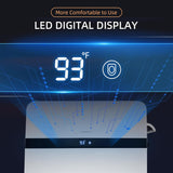 Smart Toilet,Auto Open & Close,Foot Sensor Operation,Auto Flush,Heated Seat,Tankless One Piece Elongated Toilet,T-0099