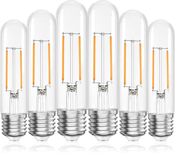Dimmable Edison Tubular LED Bulb, E26 LED Bulbs 40W Equivalent