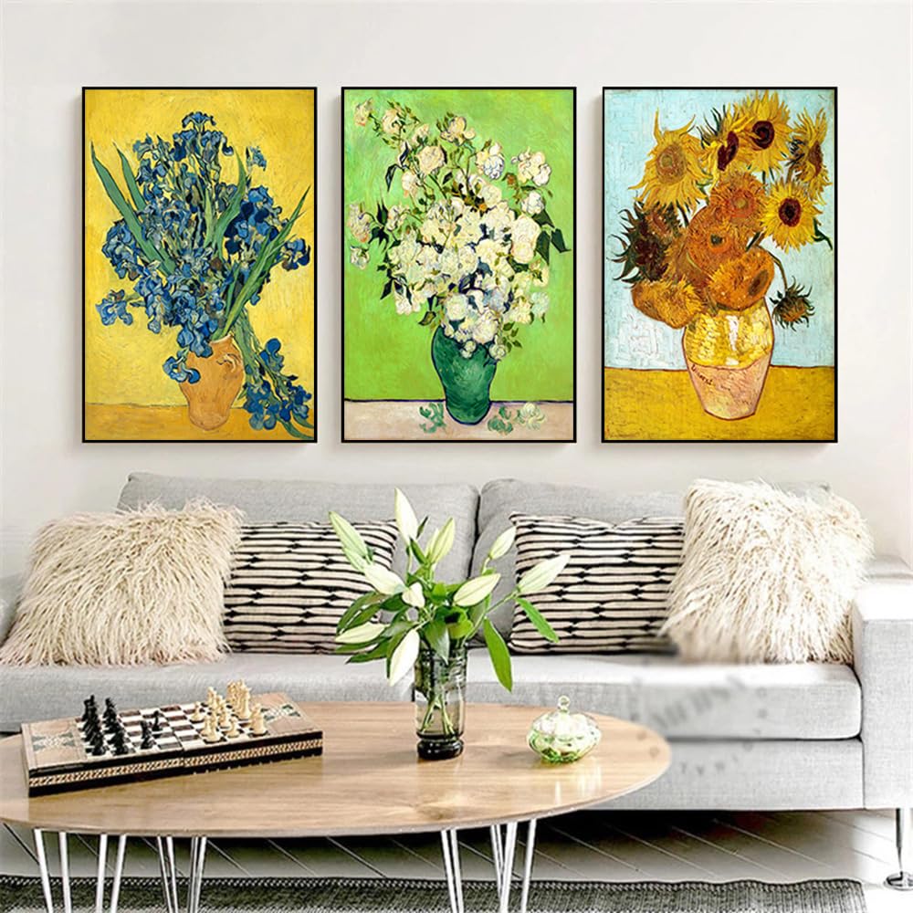 Large Canvas Wall Art Classic Van Gogh Artwork Painting Reproduction Starry Night Canvas Art Picture Photo Prints for