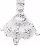 5 Head Metal Vintage Candelabra Centerpieces for Tables Retro Candlestick Holders 14.5 Inch 5 Arms Decorative Pillar