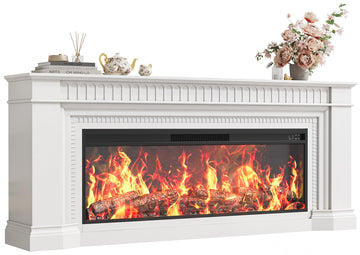 70'' with 48'' Electric Fireplace