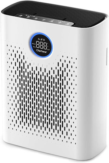 Air Purifiers for Home Pets Up to 3000Ft², HEPA Large Room Air Purifier with PM2.5 Air Quality Monit