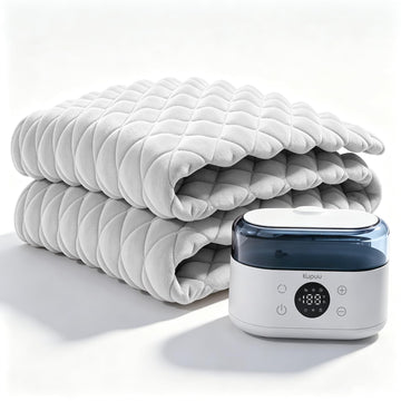 Heated Mattress Pad for Families & Seniors, Water-Circulating Heating Mattress Pad with Top-Fill Water Tank