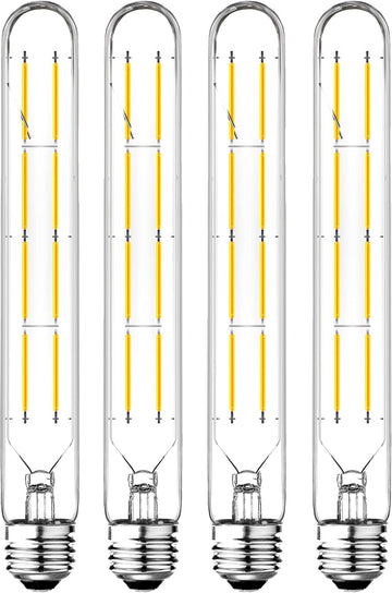 Dimmable T10 LED Edison Bulbs 8.9inch E26 Long Tubular Light Bulb 75 Watt