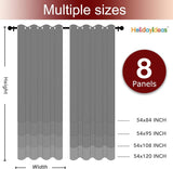 Grommet Outdoor Curtains for Patio Waterproof 8 Pcs All Weat - Image 6