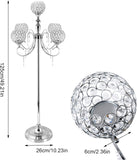 Silver Candelabra,49'' Tall Candelabra Floor Candle Holders,5 Arm Candelabra Candle Holder Centerpiece Decorations