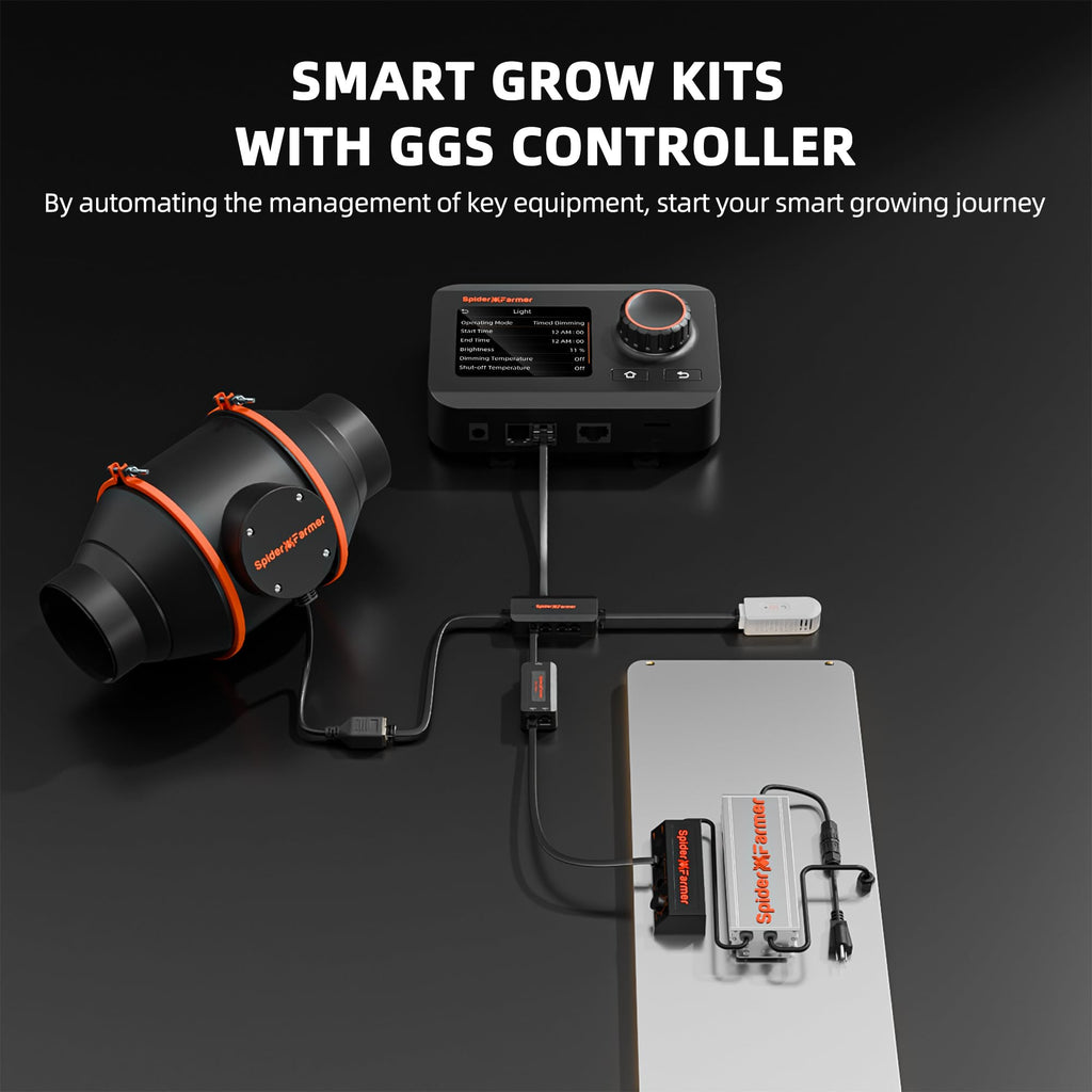 2x4 200W Complete Grow Tent Kit with GGS Auto Control