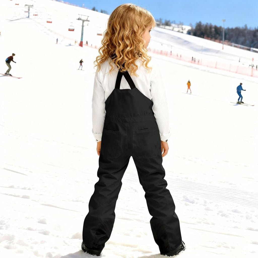 Kids Snow Pants Waterproof Insulated Winter Bibs Overalls for Girls and Boys with Adjustable Strap Snowsuit