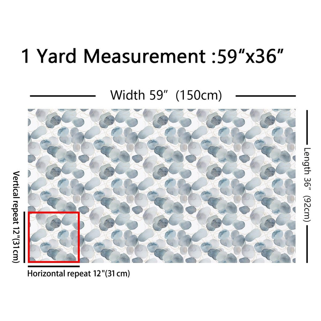 Marble Fabric By The Yard, Geometric Upholstery Fabric, Round Circle