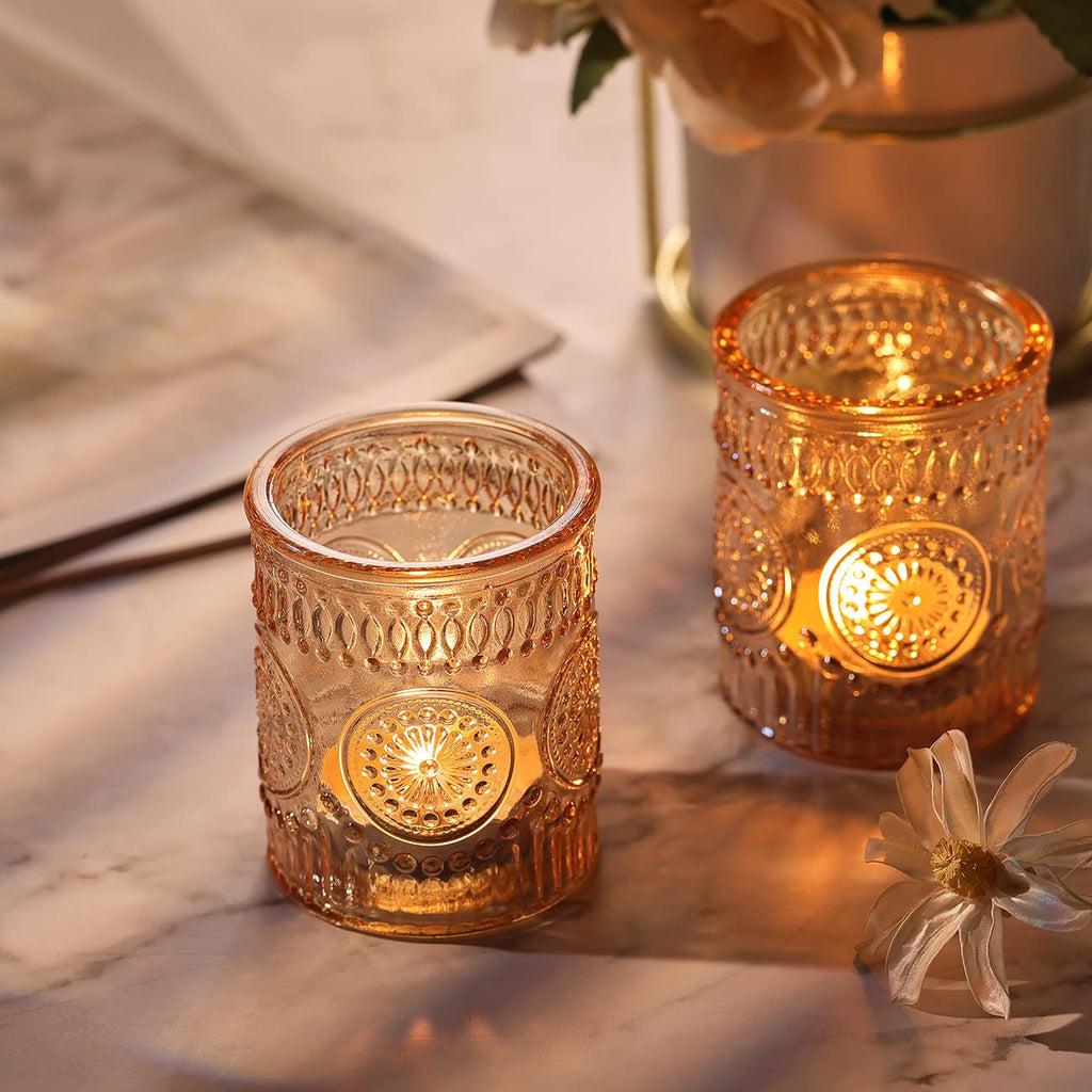 Votive Candle Holders Set of 36- Glass Candle Holders Bulk