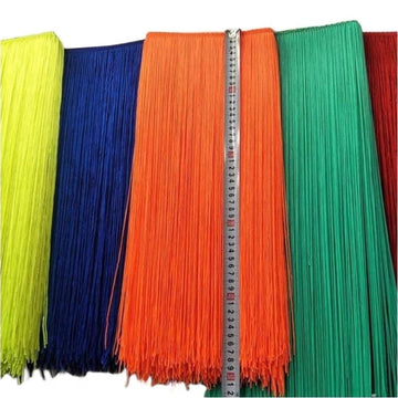 Sewing Fringe Trim 2Meter 50CM/100CM Long Lace Trim Tassel Fringe for DIY Latin Dress Stage Clothes Curtain(Green