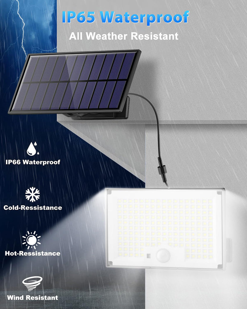 Solar Lights for Outside, Motion Sensor Outdoor Lights, 4 Pack