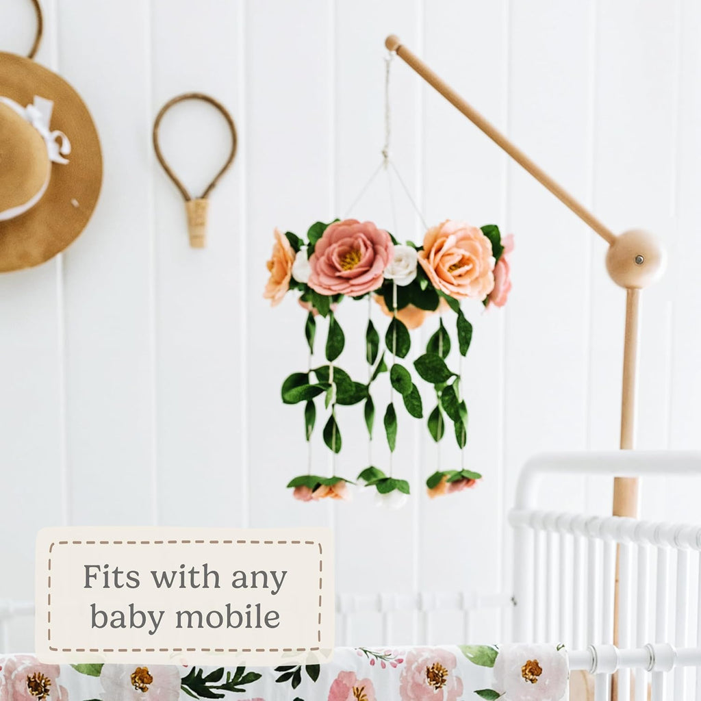 Baby Crib Mobile Arm, 360 Adjustable Mobile Hanger for Crib