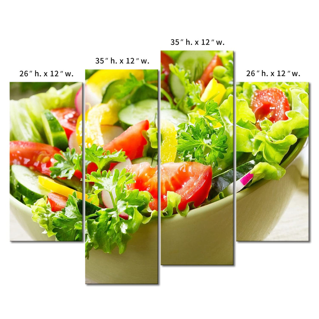 Salad Vegetable Wall Art Food Canvas Kitchen Painting The Picture Print On Canvas Food Pictures Decor Decoration Gift