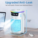 Portable Air Conditioners Desktop AC Unit with Water Ice Cooling Mist
