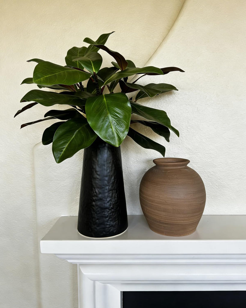 Magnolia Stems, Faux Magnolia Leaves Branches, 6Pcs